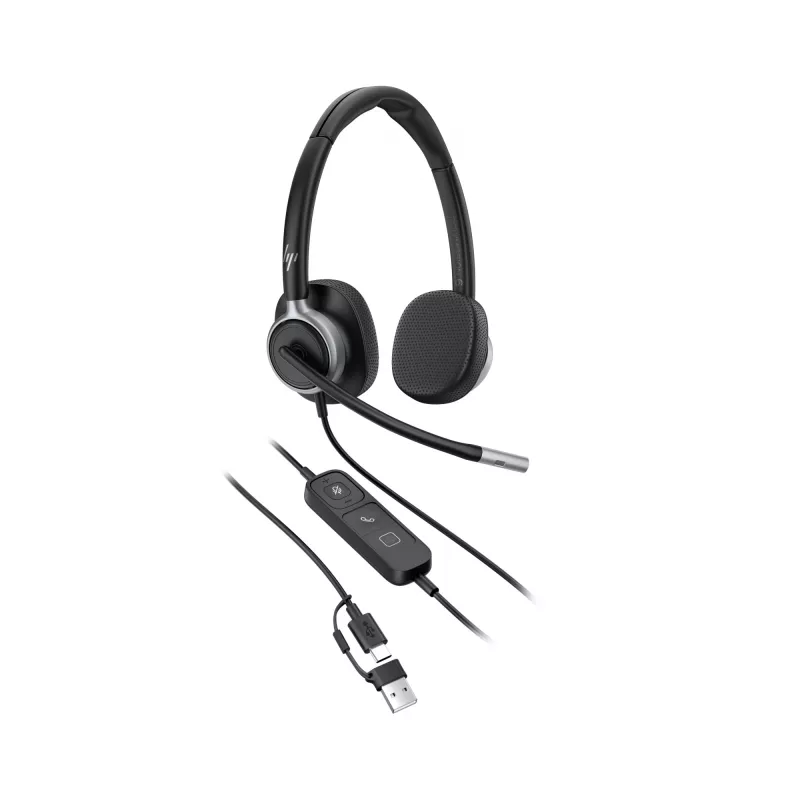 Auricular estéreo con cable HP POLY Mission 625 con USB (C01C6AA)