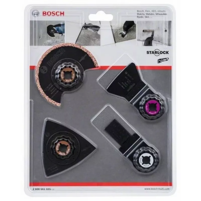 Bosch 2 608 661 695 Set de hojas Accesorio para multherramienta