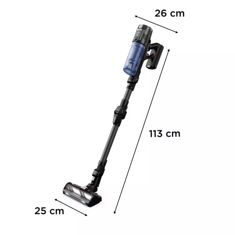 Aspirador en húmedo y seco ROWENTA X-FORCE FLEX 12.60 NEO RH9LC1 – aspirador escoba inalámbrico, limpieza en húmedo/seco