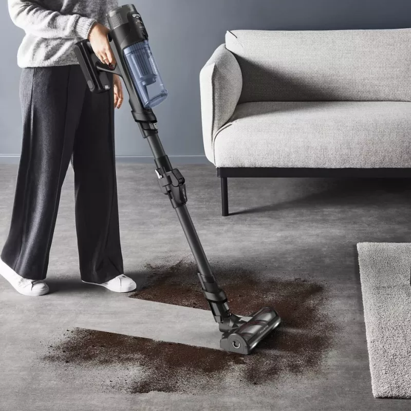 Aspirador en húmedo y seco ROWENTA X-FORCE FLEX 12.60 NEO RH9LC1 – aspirador escoba inalámbrico, limpieza en húmedo/seco