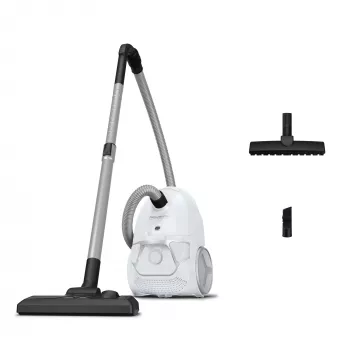Aspirador de suelo sin bolsa ROWENTA Compact Power RO3957EA — 900 W, limpieza en seco, depósito combinado de 3 l, filtro higiénico, blanco