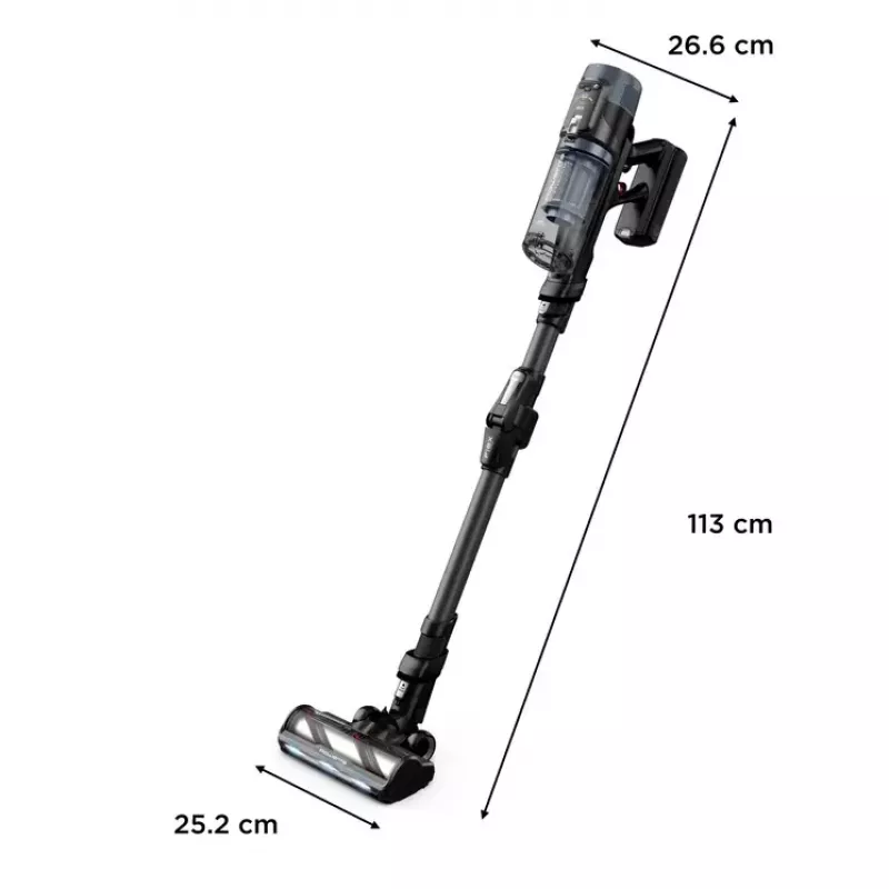 Rowenta X-Force Flex 14.80 RH9B36WV Aspirador escoba/escoba eléctrica Aspirador escoba 2 en 1 Batería En seco Sin bolsa 0,65 l 670 W Negro, Azul