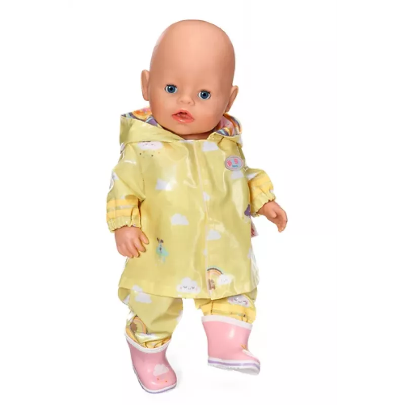 BABY born conjunto de lluvia 43cm, set de lluvia para muñeca, 3 años