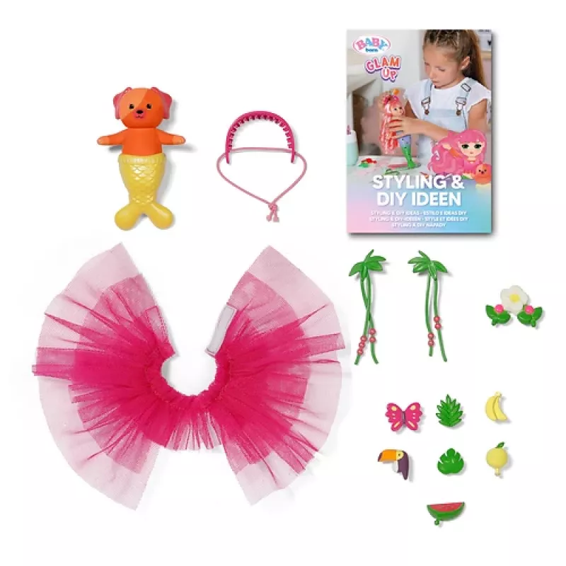BABY born @ Glam Up Sunshine, muñeca bebé, femenino, 4 años, niño/niña, multicolor