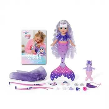 BABY born @ Glam Up Aura, muñeca bebé, femenino, 4 años, niño/niña, multicolor