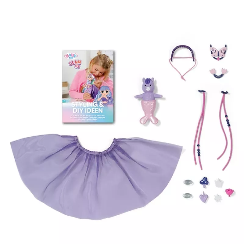 BABY born @ Glam Up Aura, muñeca bebé, femenino, 4 años, niño/niña, multicolor