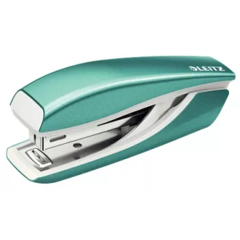 Leitz NeXXt WOW grapadora mini de metal, 10 hojas, azul, metal, plástico, 80 g/m², 3,5 cm, carga superior
