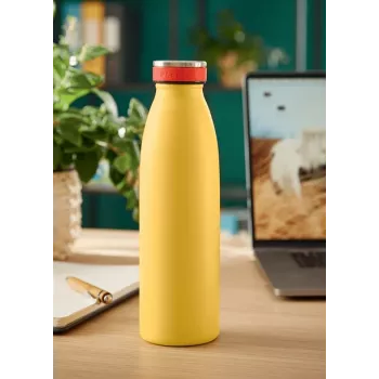Leitz Cosy botella isotérmica 500 ml, amarillo, acero inoxidable, 68 mm, 68 mm, 235 mm, 280 g