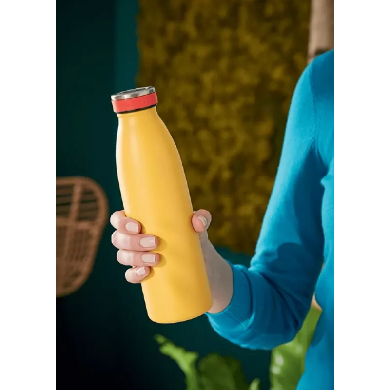 Leitz Cosy botella isotérmica 500 ml, amarillo, acero inoxidable, 68 mm, 68 mm, 235 mm, 280 g