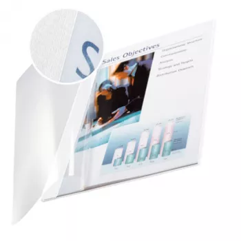 Leitz impressBIND cubierta Soft 7,0 mm, A4, blanco, 70 hojas, 214 mm, 302 mm, 11 mm