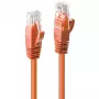 Lindy cable de red Cat.6 U/UTP de 1 m, naranja, 1 m, Cat6, U/UTP (UTP), RJ-45, RJ-45, naranja