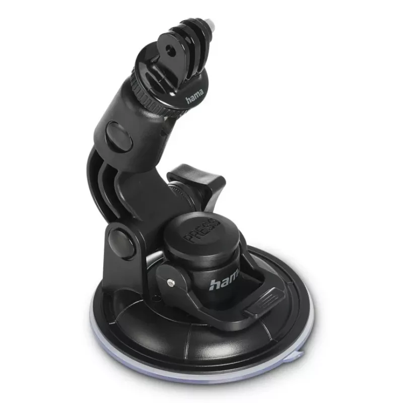 HAMA soporte con ventosa para action-cams universal trípode para coche 3D Ø90 mm, carga máx. 0,3 kg, altura 5–11 cm