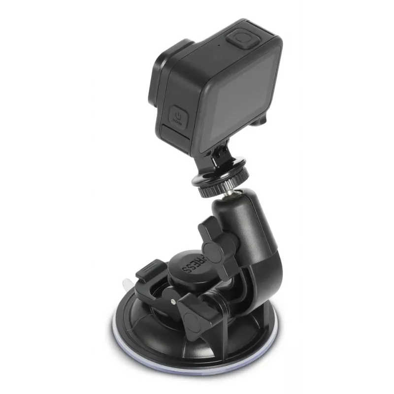 HAMA soporte con ventosa para action-cams universal trípode para coche 3D Ø90 mm, carga máx. 0,3 kg, altura 5–11 cm