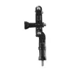 HAMA soporte pasivo para action-cam — grande, negro, para bicicletas y exterior (apto para tubos de 2,5–6,2 cm)