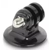 Adaptador de trípode para action-cams HAMA modelo 00004565, rosca de 1/4 de pulgada, negro