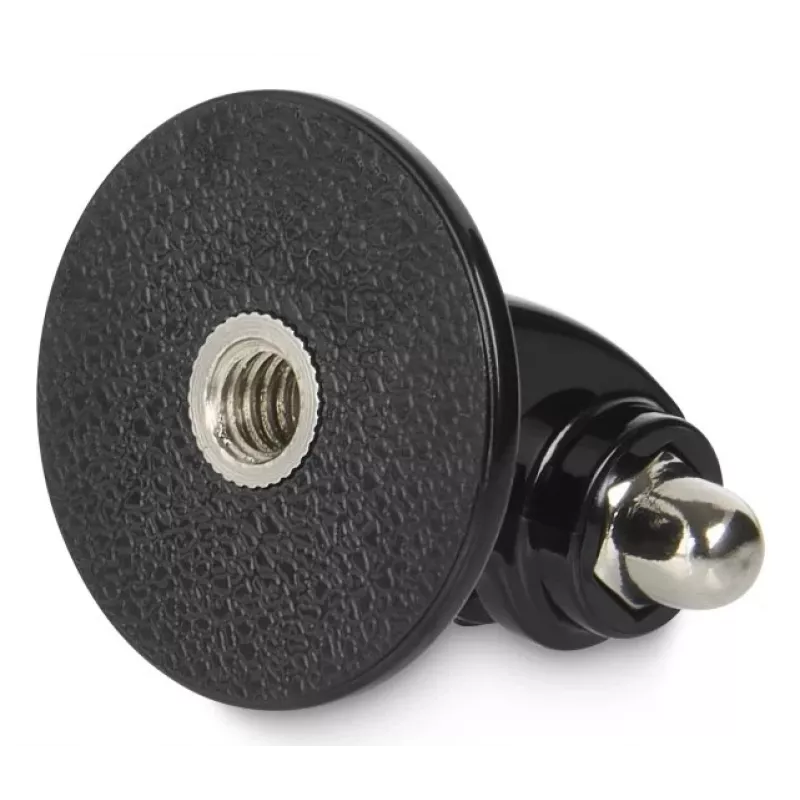 Adaptador de trípode para action-cams HAMA modelo 00004565, rosca de 1/4 de pulgada, negro