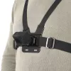 Arnés de pecho para cámara HAMA 00004567 para action-cams (compatible con GoPro), negro, soporte de pecho ajustable