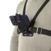 Arnés de pecho para cámara HAMA 00004567 para action-cams (compatible con GoPro), negro, soporte de pecho ajustable