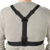 Arnés de pecho para cámara HAMA 00004567 para action-cams (compatible con GoPro), negro, soporte de pecho ajustable