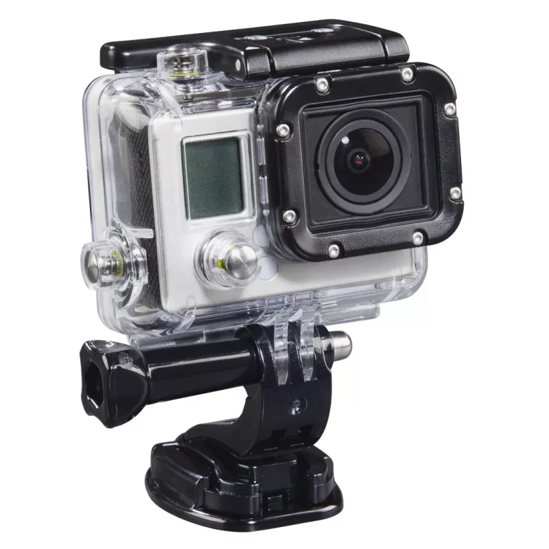 Soporte pasivo para action-cam HAMA 00004569 — negro, montaje en coche y casco