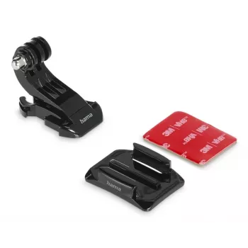 Soporte pasivo para action-cam HAMA 00004571 — soporte de casco/cabeza, negro