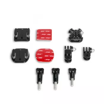 Soporte para action-cam HAMA 00004572 negro — soporte lateral de casco con brazo giratorio