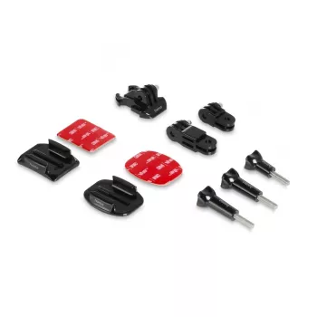 Soporte para action-cam HAMA 00004572 negro — soporte lateral de casco con brazo giratorio