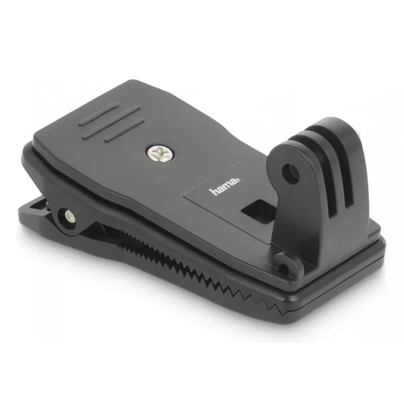 Soporte pasivo para action-cam HAMA 00004573, fijación universal con clip, negro