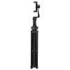 Trípode Hama Rotary Smartphone II para smartphone y cámara digital, 3 patas, carga máx. 1 kg, altura 41,5–150 cm, negro