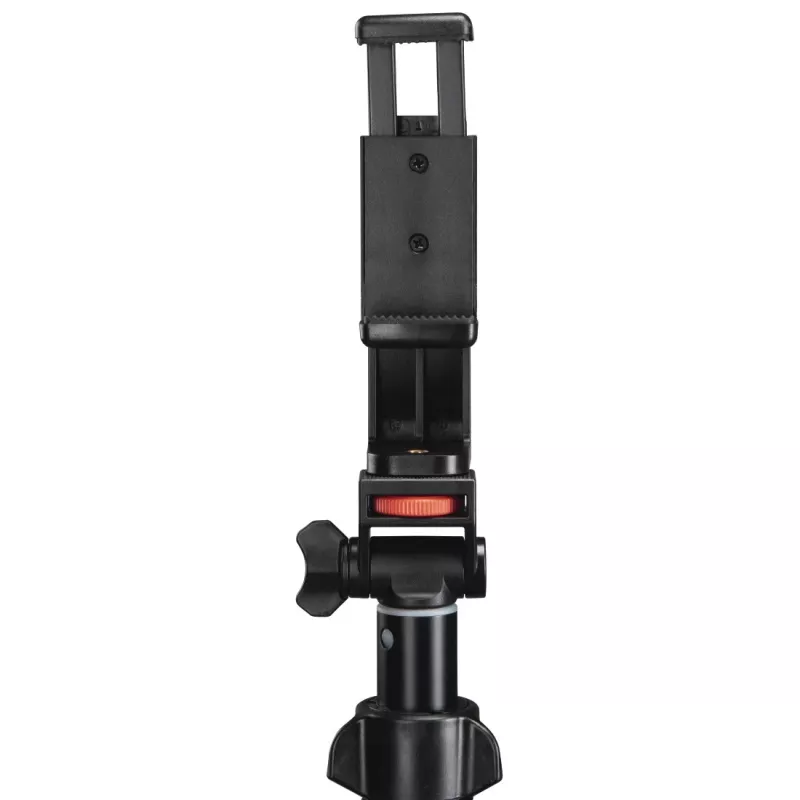 Trípode Hama Rotary Smartphone II para smartphone y cámara digital, 3 patas, carga máx. 1 kg, altura 41,5–150 cm, negro