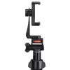 Trípode Hama Rotary Smartphone II para smartphone y cámara digital, 3 patas, carga máx. 1 kg, altura 41,5–150 cm, negro