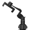 Trípode Hama Rotary Smartphone II para smartphone y cámara digital, 3 patas, carga máx. 1 kg, altura 41,5–150 cm, negro