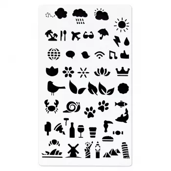 Hama 00007743 plantilla blanca plástico plantilla de manualidades