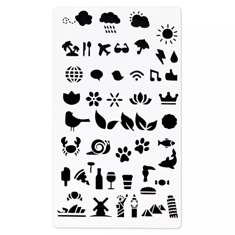 Hama 00007743 plantilla blanca plástico plantilla de manualidades