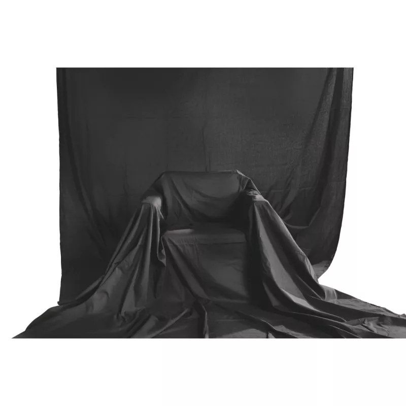 Fondo de estudio Hama 00021157 negro algodón 2950 mm x 6000 mm