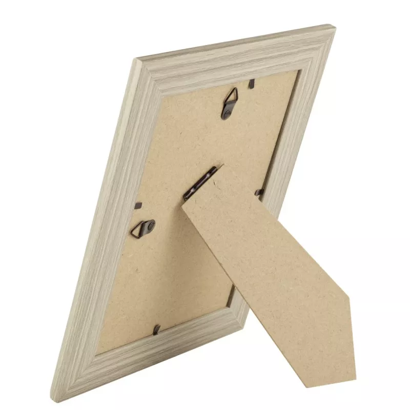 Marco de fotos HAMA Tori individual MDF marrón para fotos de 13×18 cm, certificado FSC