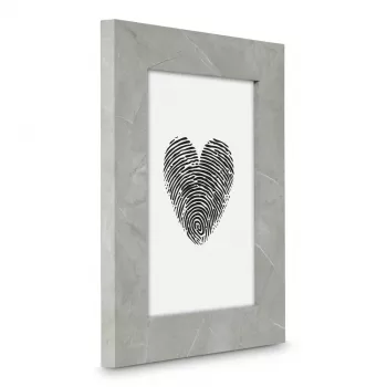 Marco de fotos HAMA Lio individual MDF gris para foto de 13×18 cm, certificado FSC