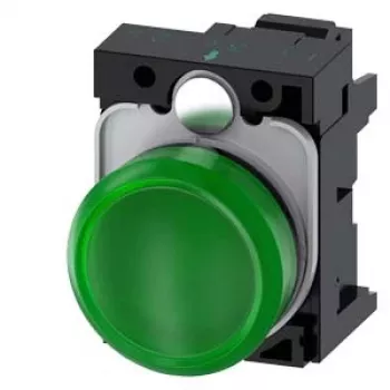 Siemens 3SU1106-6AA40-3AA0 piloto indicador verde