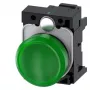 Siemens 3SU1106-6AA40-3AA0 piloto indicador verde