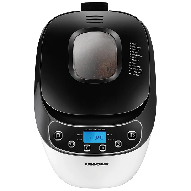 Unold 68010 máquina de pan 550 W negro, blanco