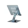 Soporte multimedia para tablet CONCEPTRONIC THANA09G — soporte plegable y orientable, base giratoria 360°, altura ajustable, gris, 150×110×40 mm