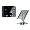 Soporte multimedia para tablet CONCEPTRONIC THANA09G — soporte plegable y orientable, base giratoria 360°, altura ajustable, gris, 150×110×40 mm