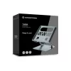Soporte para portátil CONCEPTRONIC THANA10G — plegable de aluminio, altura ajustable, gris, 240×220×50 mm