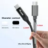 Cable USB 4 ultrafino C a C EQUIP, 1,2 m, PD240W, 4K/60Hz, 40 Gbps, negro