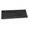 Teclado USB cableado de tamaño completo Cherry KC 1000 QWERTY portugués negro