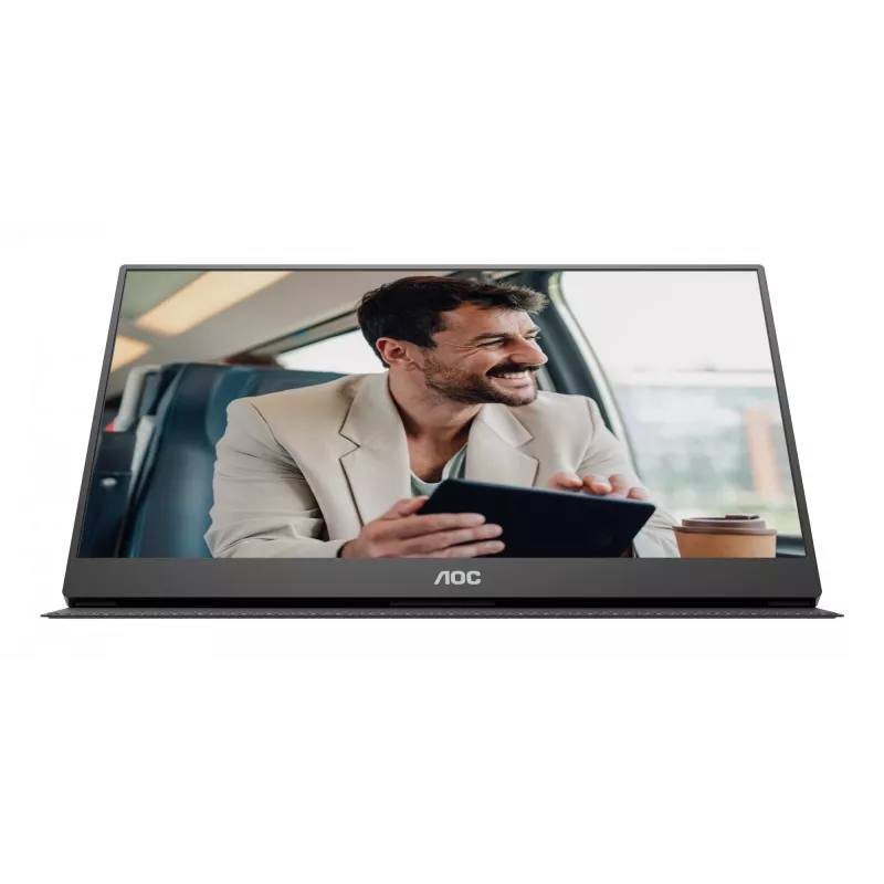 Monitor portátil TV/monitor AOC 16T20E2 negro 39,6 cm (15,6 pulgadas) LED 1920 x 1080 píxeles
