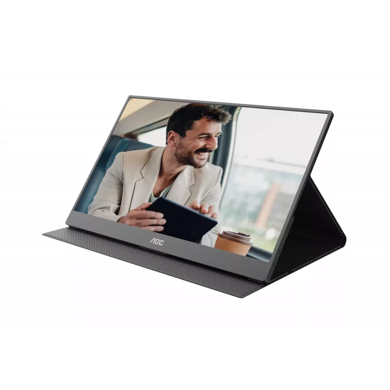Monitor portátil TV/monitor AOC 16T20E2 negro 39,6 cm (15,6 pulgadas) LED 1920 x 1080 píxeles