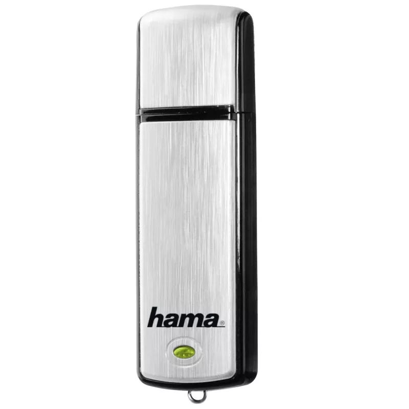 Memoria USB Hama Fancy 32 GB 2.0 negra, plata