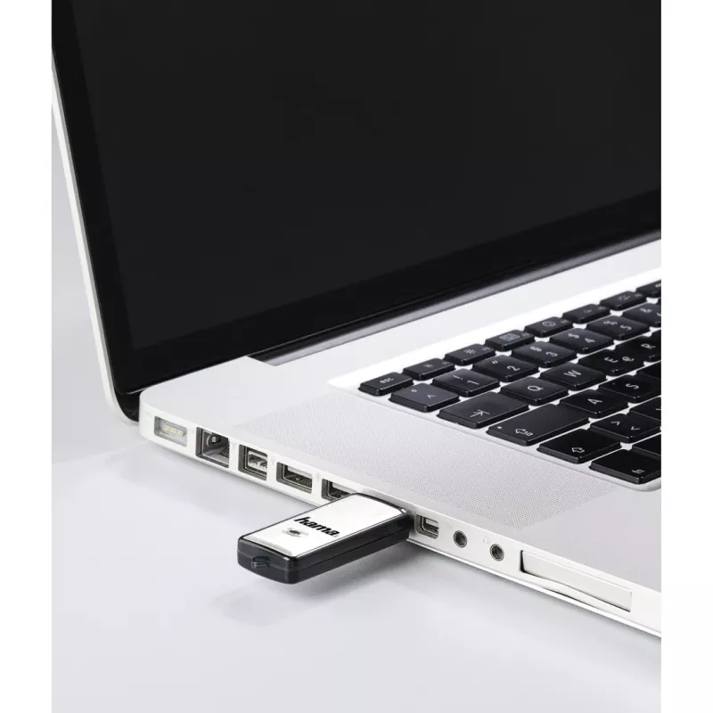 Memoria USB Hama Fancy 32 GB 2.0 negra, plata