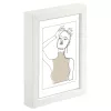 Marco de fotos individual Hama Copenhagen blanco cristal MDF 220 mm
